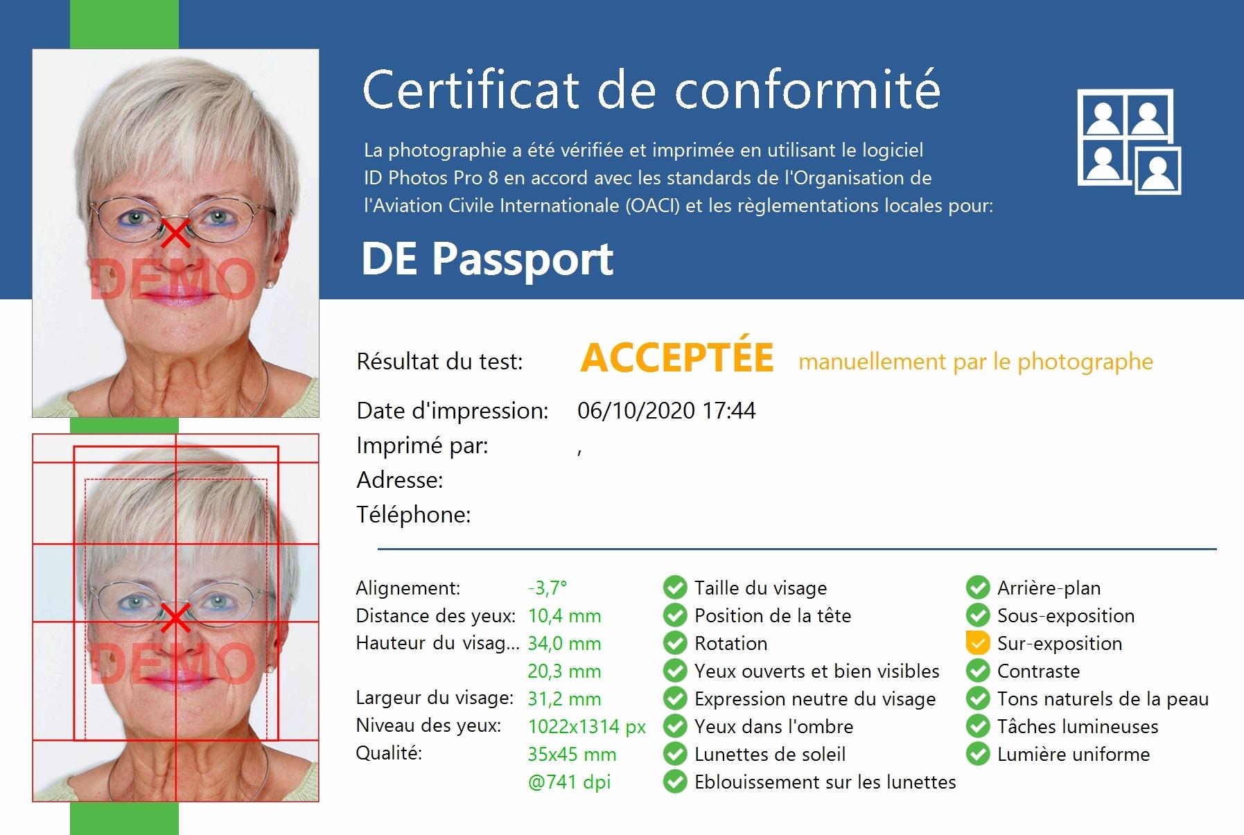 Creaphoto de passport ants Gareoult