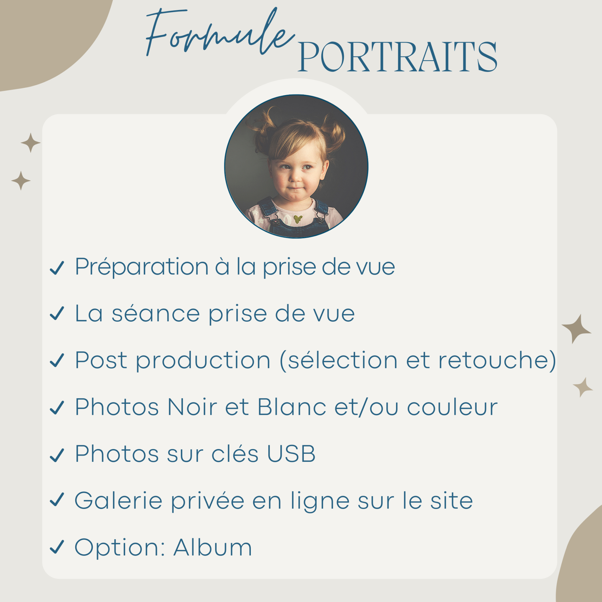 Formules portraits