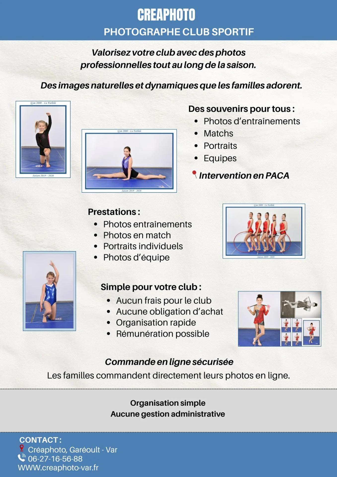 Photographe clubs sportifs var