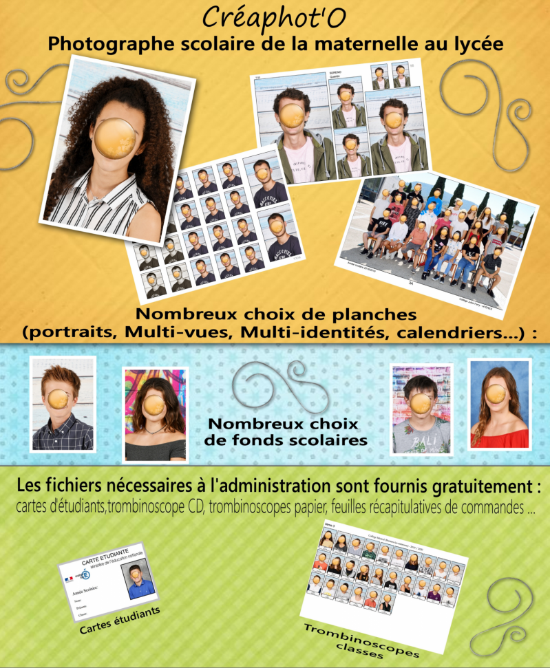 Photographe scolaire var